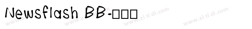 Newsflash BB字体转换